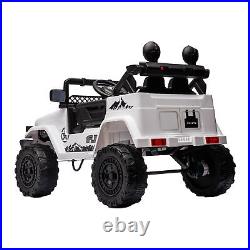 12V Electric Kids Ride on Car TOYOTA 3-Speed for Boys&Girls 2 Driving Mode White