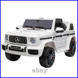 12V Kids Ride On Truck Boys Girls Electric Toy Car Mercedes-Benz withRemote White