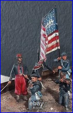 135 Civil War July 1863 Painted Toy Soldier Set of 5