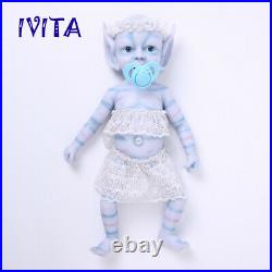 15'' Full Body Silicone Reborn Doll Multiracial Baby Avatar Girl Toy Xmas Gift