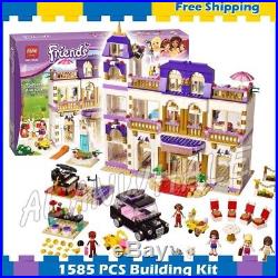 1585pcs Friends Series Heartlake Grand Hotel 10547 Building Gifts for girls