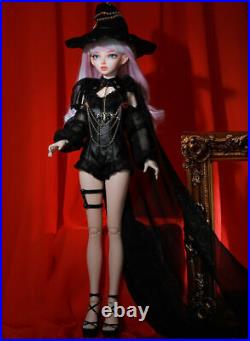 16 1/4 BJD Doll Magic Girl Ball Jointed Doll Full Set Outfit Eyes Hair Hat Toy