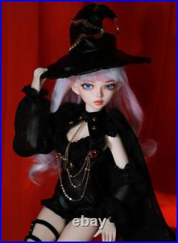 16 1/4 BJD Doll Magic Girl Ball Jointed Doll Full Set Outfit Eyes Hair Hat Toy