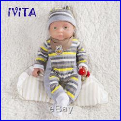 16'' Realistic Silicone Reborn Dolls Baby Girls Lifelike Toddler Xmas Gifts Toys
