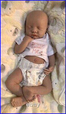 18 Full Body Silicone Reborn Baby Girl Dolls Soft Floppy Newborn 5 lbs+ Infant