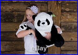 18-Inch Giant Panda with Baby Panda Plush Toys for baby girls