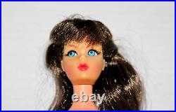 1967 Tnt Barbie Doll Chocolate Bon Bon #1160 Vintage With Stand