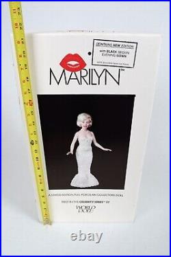 1983 MARILYN MONROE WORLD DOLL BLACK SEQUIN DRESS 1st in Celebrity Series NEW