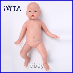 20 Full Body Silicone Reborn Baby Lovely Girl Popular Doll Kids Playmate Toys