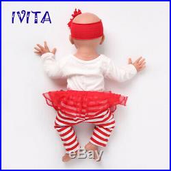 20 Lifelike Silicone Rebirth Baby Doll Girl Children Christmas Gifts Toys 5000g