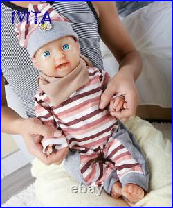 20 Lifelike Silicone Reborn Baby Girl Doll Waterproof Kids Toys Holiday Gifts