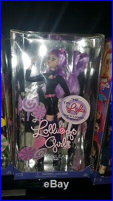 2002 -Lot of original 6 Jan McLean Lollipop Girls dolls/Unimax Toys asst #706200
