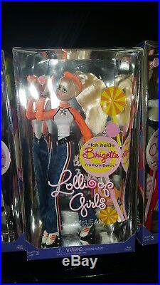 2002 -Lot of original 6 Jan McLean Lollipop Girls dolls/Unimax Toys asst #706200
