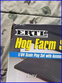 2006 Ertl 1/64th Hog Farm Set with accessories New In Box HTF