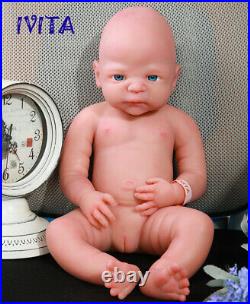21'' Full Body Silicone Reborn Doll Lifelike Baby Girl Waterproof Toy Xmas Gift