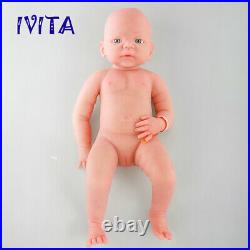 21'' Full Body Silicone Reborn Doll Lifelike Baby Girl Waterproof Toy Xmas Gift