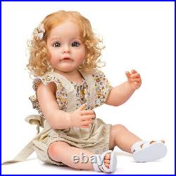 22 Reborn Girl Dolls Lifelike Newborn Baby Dolls Silicone Vinyl Toddler Toys
