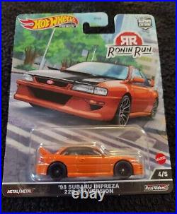 23 Hot Wheels Premium Car Culture Set Ronin Run COMPLETE With Chase 0/5