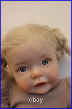 23 Reborn Baby Doll Lifelike Toddler Artist Painted Girl Handmade Soft Art Toys
