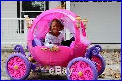 24 Volt Disney Princess Carriage Ride-On for Girls by Dynacraft 24 Volt Disney P