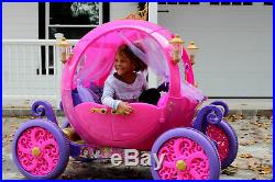 24 Volt Disney Princess Carriage Ride-On for Girls by Dynacraft 24 Volt Disney P