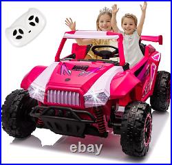 24V 2 Seater Ride on Toys for Girls&Boys, Electric Car With20.47 Wide Seat, 6.21