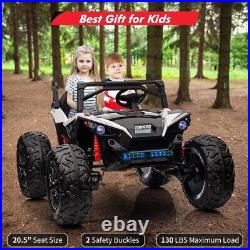 24V Kids Ride On UTV Car ATV 4WD 400W Motor Electric Off-Road Car Toy EVA Tire