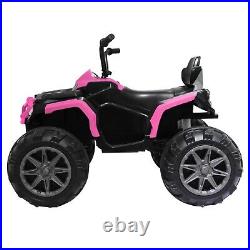 24V Pink Kids Ride-On ATV Off-Road Quad Car Battery Ride on Car