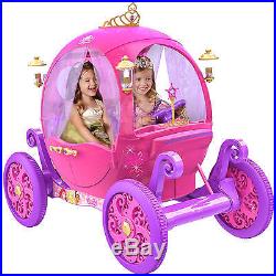 24v Disney Princess Carriage Ride-On Electric Cars For Kids Ride On Toys Girls