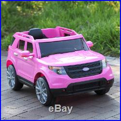 26V Motors Kids Ride on Toys Girls Car Electric Cars Led Lights w Music Gift