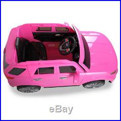 26V Motors Kids Ride on Toys Girls Car Electric Cars Led Lights w Music Gift