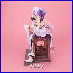 2ps 24CM Cheongsam Girl Anime Figure PVC Toy No box, as Gifts, New