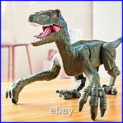 3 Pieces Walking Roaring Dinosaur Toys 2.4Ghz Boys Girls with Lights&Sound