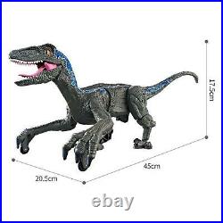 3 Pieces Walking Roaring Dinosaur Toys 2.4Ghz Boys Girls with Lights&Sound
