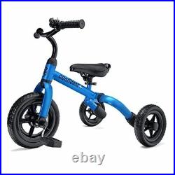 3 in 1 Toddler Tricycles for 2 4 Years Old Boys and Girls with Blue