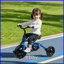 3 in 1 Toddler Tricycles for 2 4 Years Old Boys and Girls with Blue