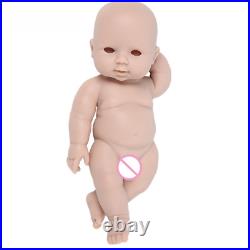 30cm 1100g 100% Full Silicone Reborn Baby Dolls Unpainted soft DIY Blank Toys