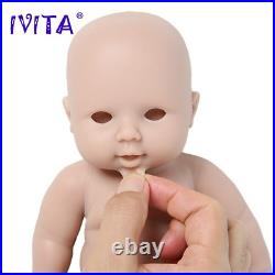 30cm 1100g Silicone Reborn Dolls Full Body Unpainted Soft Dolls DIY Blank Toys