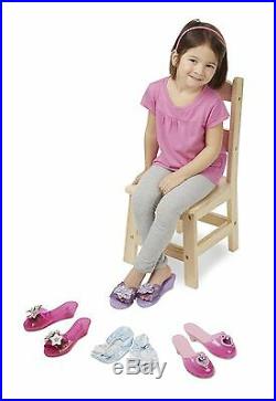 4 Pairs Melissa Doug Role Play Collection Dress-Up Shoes Set GIFT For Girls NEW