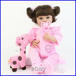 40cm Full Body Silicone Baby Doll Toy 15 Soft Vinyl Princess Mini Girl gift