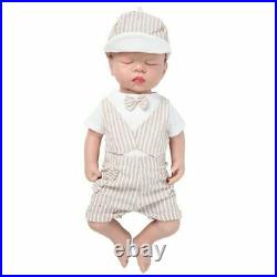 46cm3.2kgEyes Closed Full Body Silicone Reborn Dolls Realistic Toys for Children