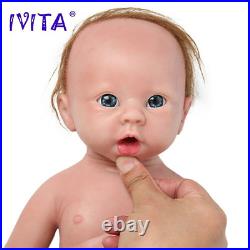 48cm 3700g Silicone Reborn Dolls Realistic Skin Soft Girl Doll for Children Toys