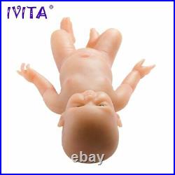 48cm3500g Full Body Silicone Reborn Babies Realistic Eyes Opened Dolls Kids Toys