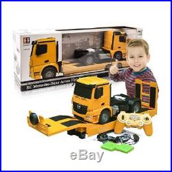 4WD RC MERCEDES TRUCK TRAILER for 6 7 8 9yr year Old boy girl toy Birthday Gift