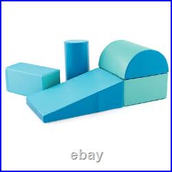 5-Piece Kids Foam Climbing Blocks Safe Indoor Foam Play Structures for Toddlers