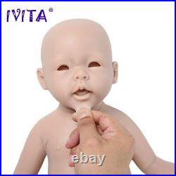 50cm(20inch) 4000g Realistic Silicone Reborn Doll Unpainted Soft Dolls DIY Toys
