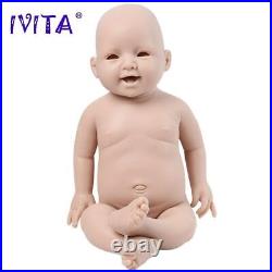 51cm(20inch) 4000g Full Body Soft Silicone Reborn Baby Doll Unpainted DIY Toys