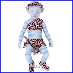 51cm 2900g 100% Full Silicone Reborn Baby Dolls Eyes Closed Toys for Children