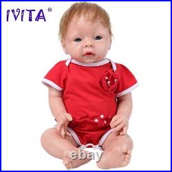 51cm 3.2kg Realistic Silicone Reborn Doll Full Silicone Girl Toys for Children