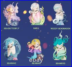 52toys Sleep Sea Elves Series Fairy Girl Blind Box Confirmed Figure New Toy Gift